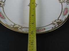 Lot of 4 Handpainted Nippon Double Handled Plates - Made in Japan