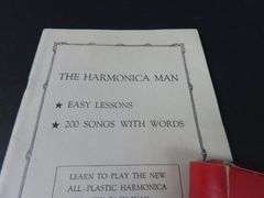 Vintage Magnus Harmonica with Lesson Book