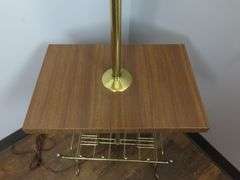 Awesome Retro Table Lamp with Magazine Rack