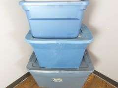 Mixed Lot of 4 Storage Totes