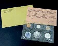 1061 Philadelphia Uncirculated Proof Set in Original Envelope