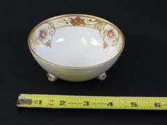 Vintage Handpainted Nippon Footed Bowl - Made in Japan