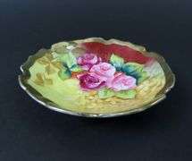 Vintage Newport Belle Handpainted German Berry Bowl