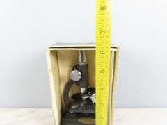 Vintage Microscope in Original Box