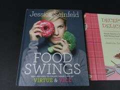 Lot of 2 Jessica Seinfeld Hardcover Cookbooks