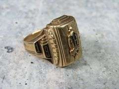 1952 10K Gold Class Ring - Size 9 - 9.2g