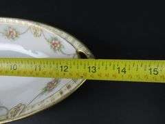 Handpainted Nippon Double Handled Serving Bowl - Made in Japan