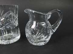 3 Pieces of Vintage Cut Crystal Serving Pieces