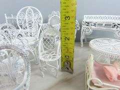 Big Lot of Metal Doll House Furniture