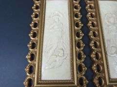 Pair of Vintage Homco Wall Hangings