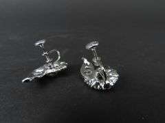 Vintage Rhinestone Screwback Earrings