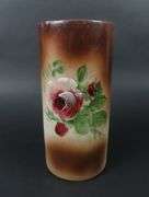 Beautiful Antique Tall Handpainted Bristol Glass Vase