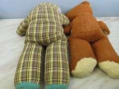 Lot of 2 Vintage Plush Bears