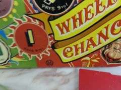 Vintage Marx Tin Wheel of Chance Game