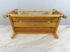 Vintage Strombecker Wooden Doll Crib