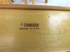 Vintage Strombecker Wooden Bunkbed, Chair & Chest