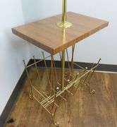 Awesome Retro Table Lamp with Magazine Rack