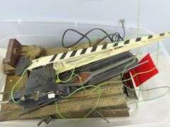 Lot of Vintage Lionel Train Track with Coal Tender &  Gate