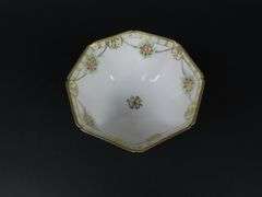 Handpainted Nippon Footed Nut Bowl - Made in Japan