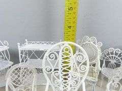 Big Lot of Metal Doll House Furniture