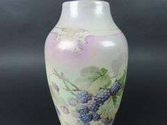 Antique Handpainted Tall Blackberry Vase #2 - See Description