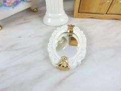 Lot of Porcelain Dollhouse Restroom Accessories with Tub & Toilet