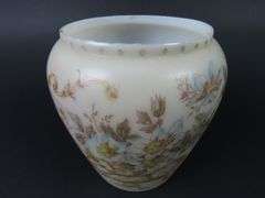 Beautiful Victorian Handpainted Bristol Glass Vase