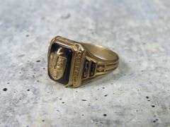 1953 10K Gold Class Ring - Size 9 - 4.7g