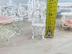 Big Lot of Metal Doll House Furniture