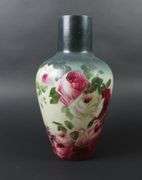 Antique Handpainted Bristol Glass Vase
