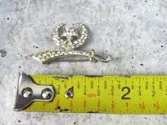 Order of the Eastern Star Rhinestone Brooch