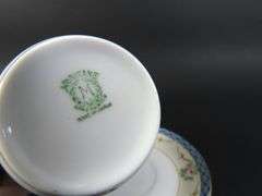 Lot of 8 Noritake Handpainted Chocolate Cups & Saucers - Made in Japan