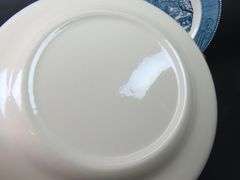 Lot of 3 Currier & Ives "The Old Grist Mill" Dinner Plates - See Description