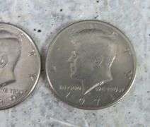 Circulated 1971 & 1989 Kennedy Half Dollars