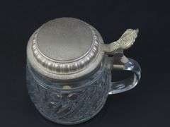 Vintage BMF Bierseidel Lidded Beer Stein