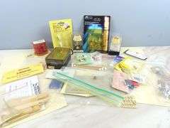 Big Lot of Doll House Miniatures with Lamps & Fixtures