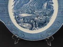 Currier & Ives "The Rocky Mountains" Double Handled Serving Plate