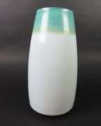 Stunning Victorian Bristol Glass Tall Handpainted Portrait Vase