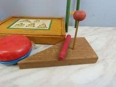 Lot of Vintage Toys with Jenga & Yoyo's