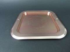 Vintage Coppertone West Bend Covered Cake Carrier