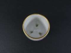 Antique H. Hiemann Porcelain Toothpick Holder