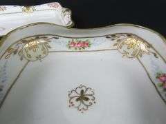 Handpainted Nippon Tray & Nut Bowl - Made in Japan