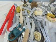 Big Lot of Childs Playset Flatware & Accessories