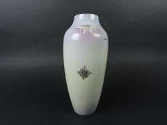 Antique Handpainted Tall Blackberry Vase #1