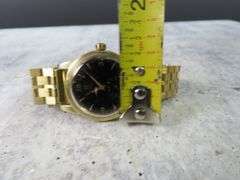 Men's Omega Automatic 14K GF Watch - Running
