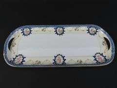 Noritake Handpainted Rectangle Handled Tray - Made in Japan