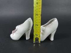 Lot of 2 Small Porcelain Shoes
