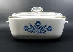 Corning Ware "Blue Cornflower" 1 Qt Dish with Lid