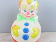 1977 Sanitoy Musical Clown Bobbler