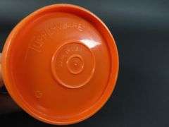 Lot of 7 Tupperware Lidded Ramekins with Egg Separator, Mini Strainer and 1/8 Teaspoon